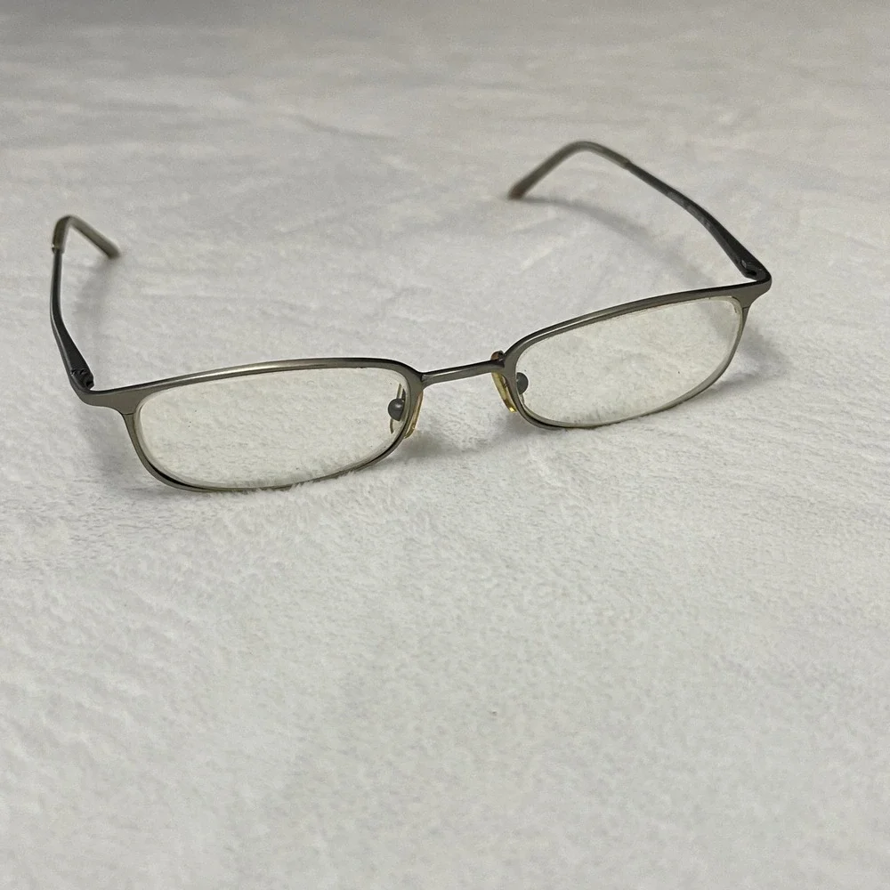 Hush Puppies Kenmark HP365 Gunmetal Rectangular Eyeglasses‎ Frames 48-19-135 ST